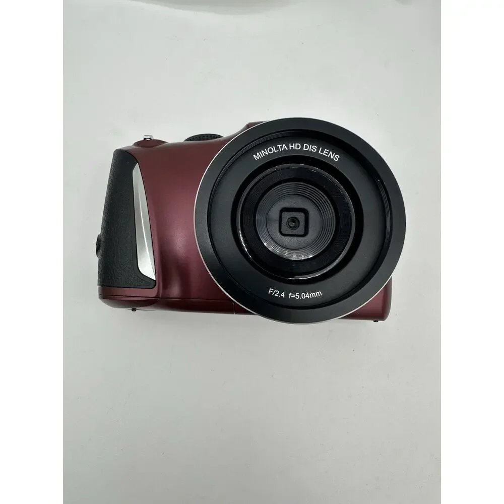 Minolta MND50 48 MP / 4K Ultra HD 16X Zoom Digital Camera (Red)